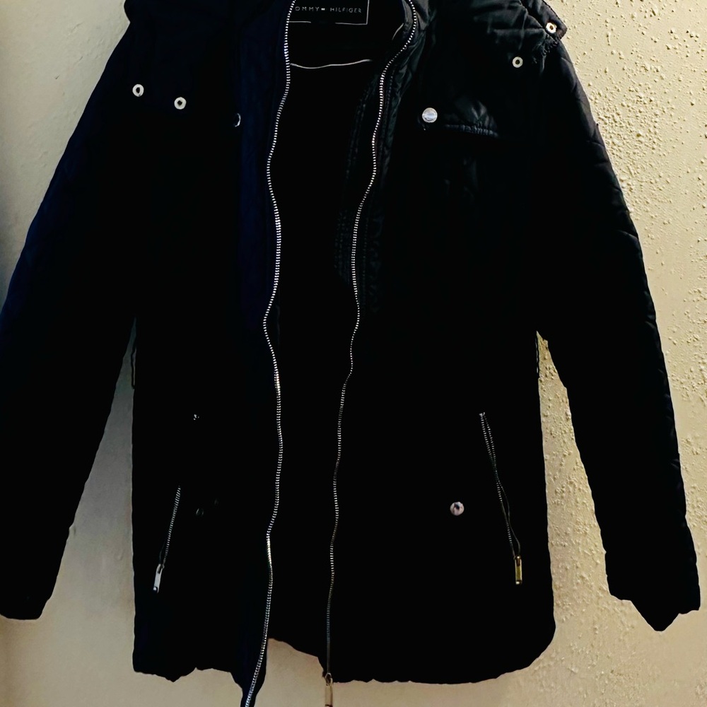 Tommy Hilfiger Black Quilted Jacket